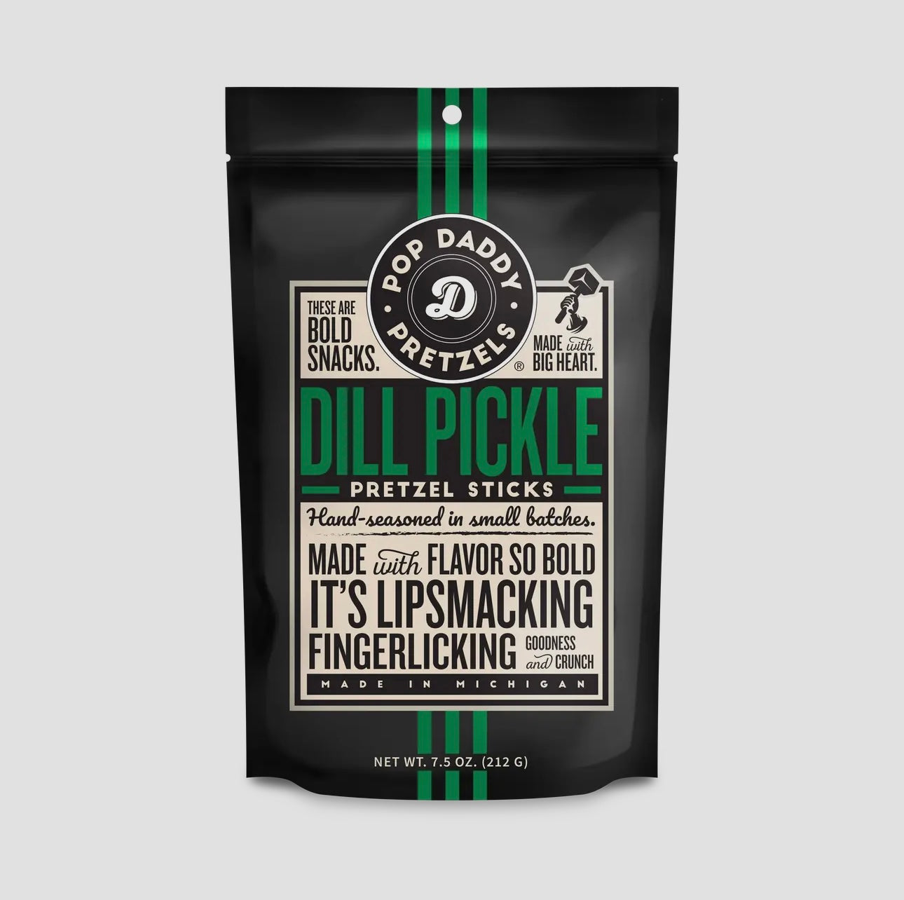 Dill Pickle—Pop Daddy Pretzel Sticks