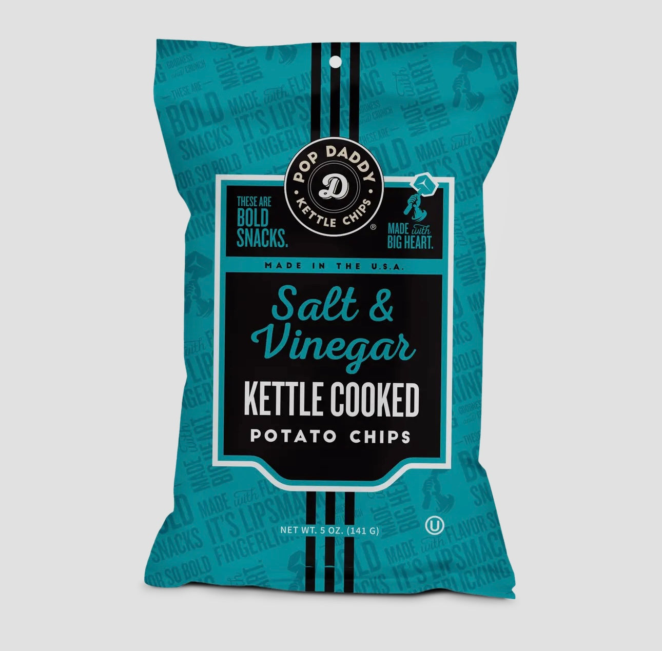 Salt & Vinegar Kettle Cooked Chips - 5 oz.