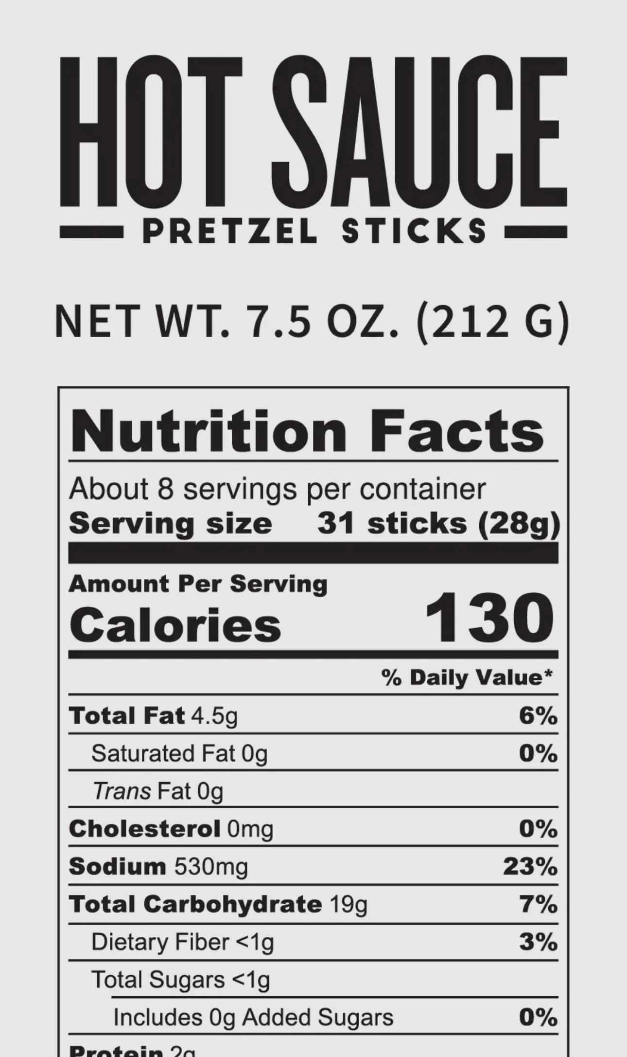 Hot Sauce—Pop Daddy Pretzel Sticks