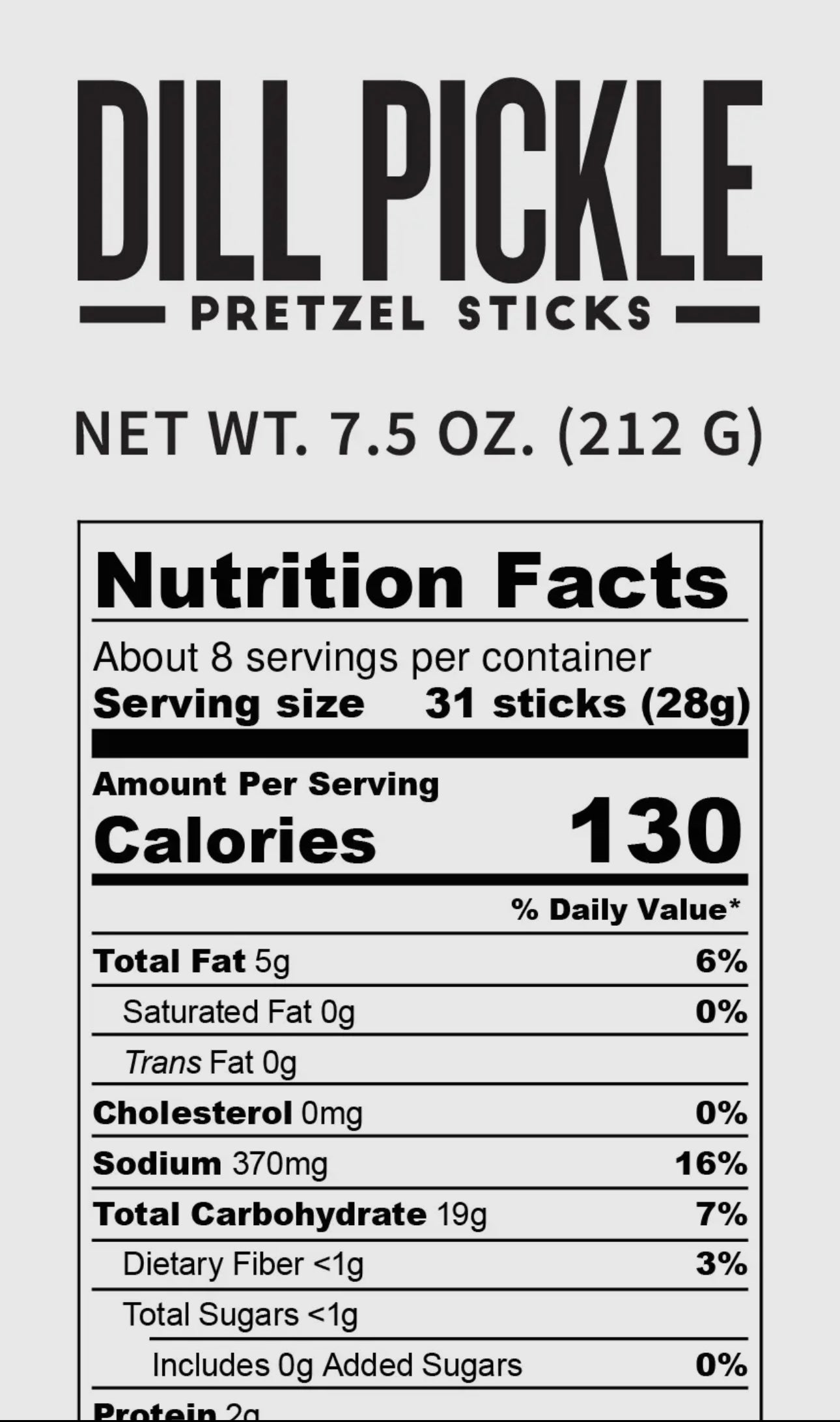 Dill Pickle—Pop Daddy Pretzel Sticks