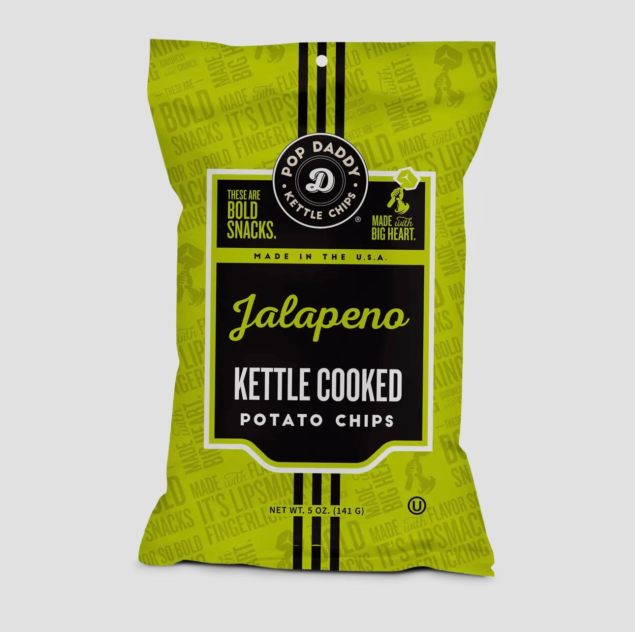 Jalapeño Kettle Cooked Chips - 5 oz.