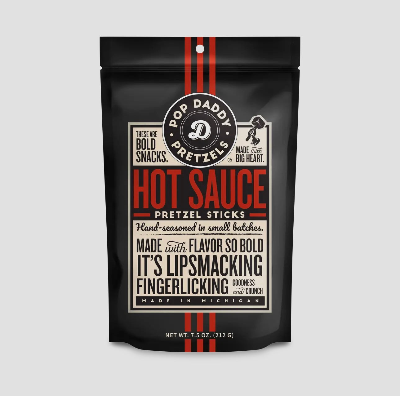 Hot Sauce—Pop Daddy Pretzel Sticks