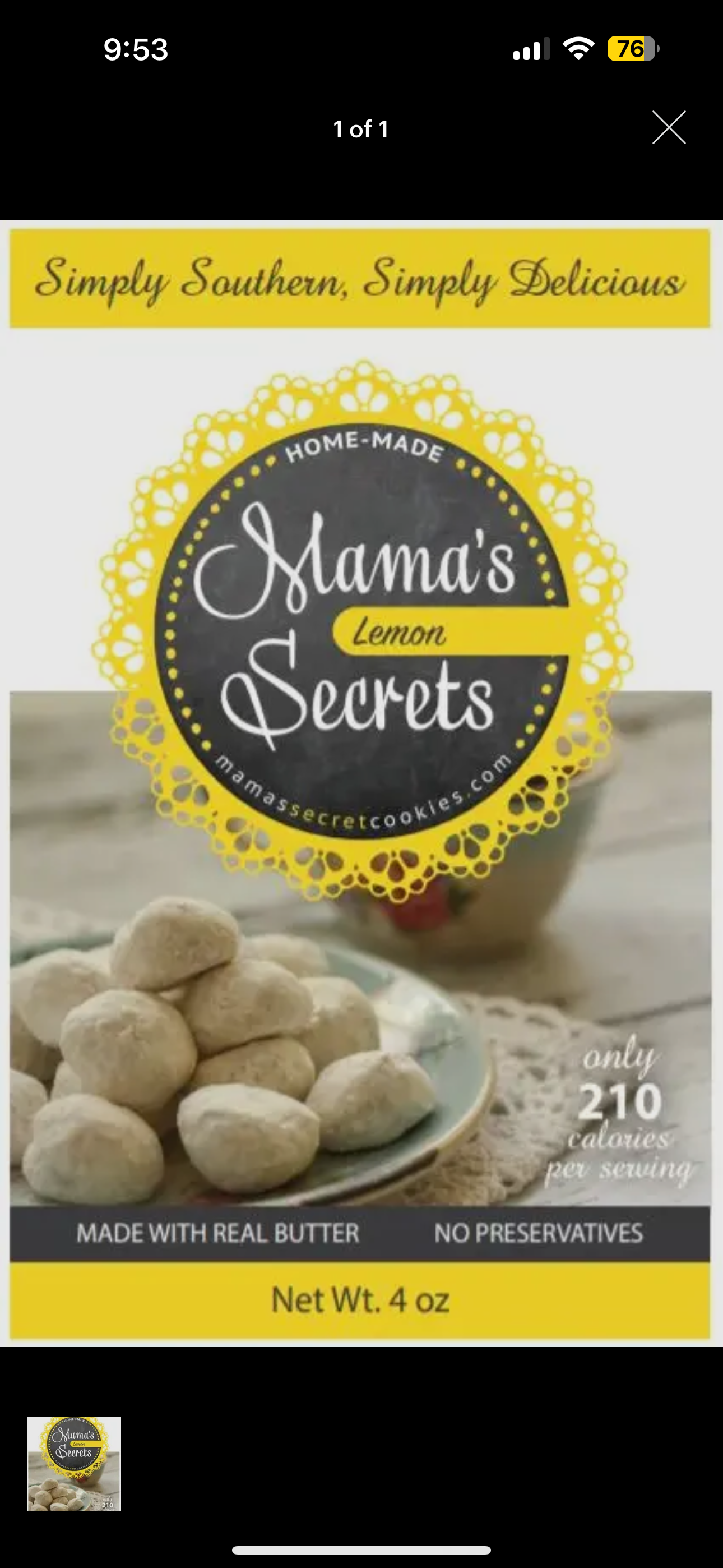 Mama’s Secrets Lemon - 4 oz